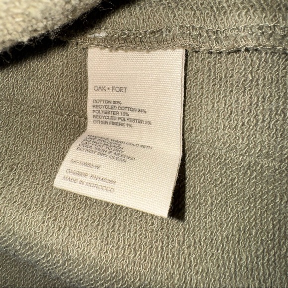 OAK + FORT Olive Cargo Mini Skirt - Picture 6 of 9